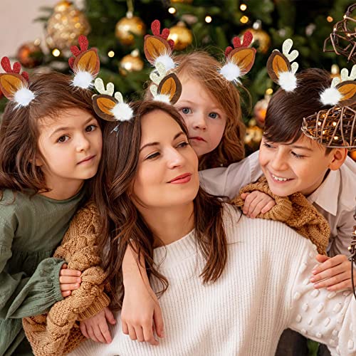 TailaiMei Glitter Reindeer Antler Hair Clips #TOP17