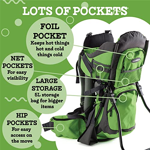 Luvdbaby Premium Baby Backpack Carrier For Hiking - Baby Carrier Backpack For Toddlers - Ergonomic Hiking Child Carrier Backpack #TOP3