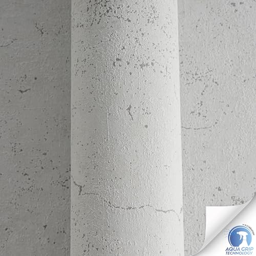 Livingwalls Wallpaper DESIGNDROP, precovered Non-Woven Wallpaper Concrete Monochrome in Grey, Silver, 10,05m x 0,53m - Image 3