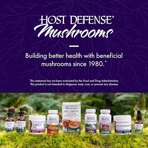 Host Defense Mushrooms Lion's Mane Extract - Lion's Mane Liquid Supplement for Brain Health - Mushroom Support for Focus & Memory Function - Immune & Nervous System Support - 2 fl oz (60 Servings)* - Thumbnail 7