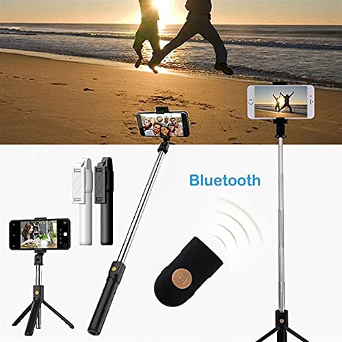 Trípode inalámbrico Bluetooth SCRUBY con soporte para teléfono móvil LFX-ING color blanco 3