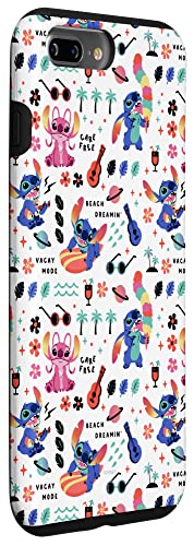 Coque iPhone 8 Plus Stitch et Angel cadeau idéal pour fans