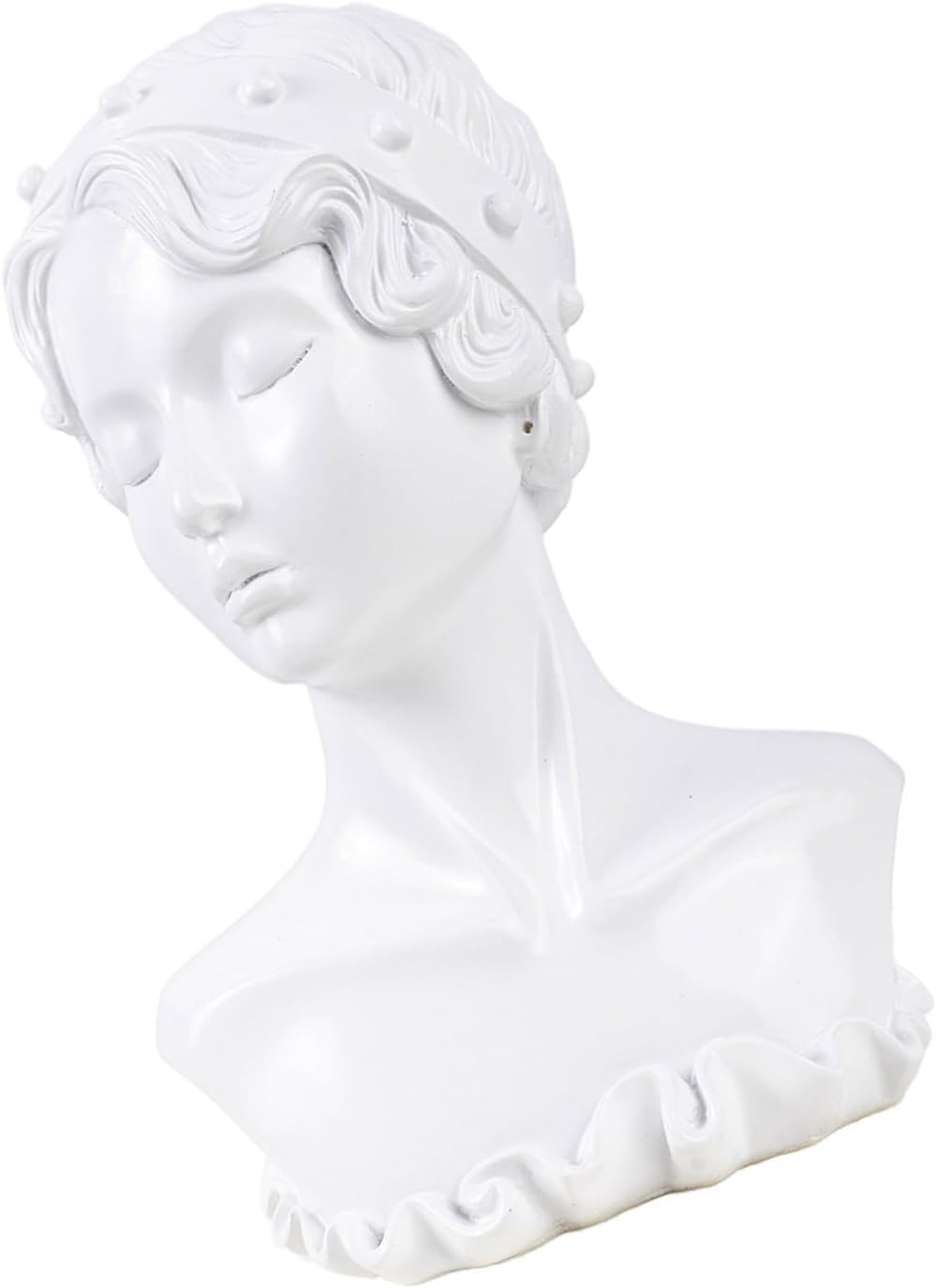 Mannequin Bust for Jewelry Display Necklace Earring Pendant Stand Holder Suitable for Home Decoration and Photography