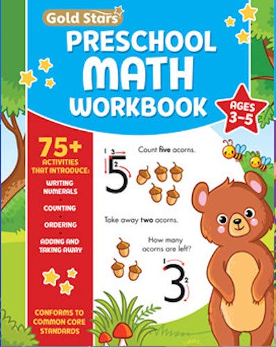 Preschool Math Workbook Ages 3 to 5: 75+ Activities Addition ...
