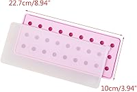 Vista 4 de Molde de bandeja para cubitos de hielo, molde de leche de flujo amarillo de llenado de corazón, molde de pastel de luna de fusión lenta, cubo