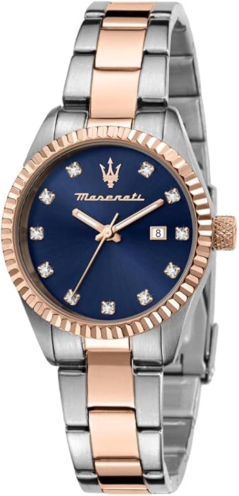 Maserati collezione competizione orologio da donna in acciaio pvd oro