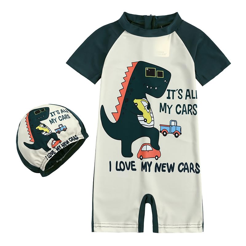 Image of Baby Bucket Swimsuit for Boys | Swimwear with Cap | Swimming Costume | Swimwear and Beachwearr