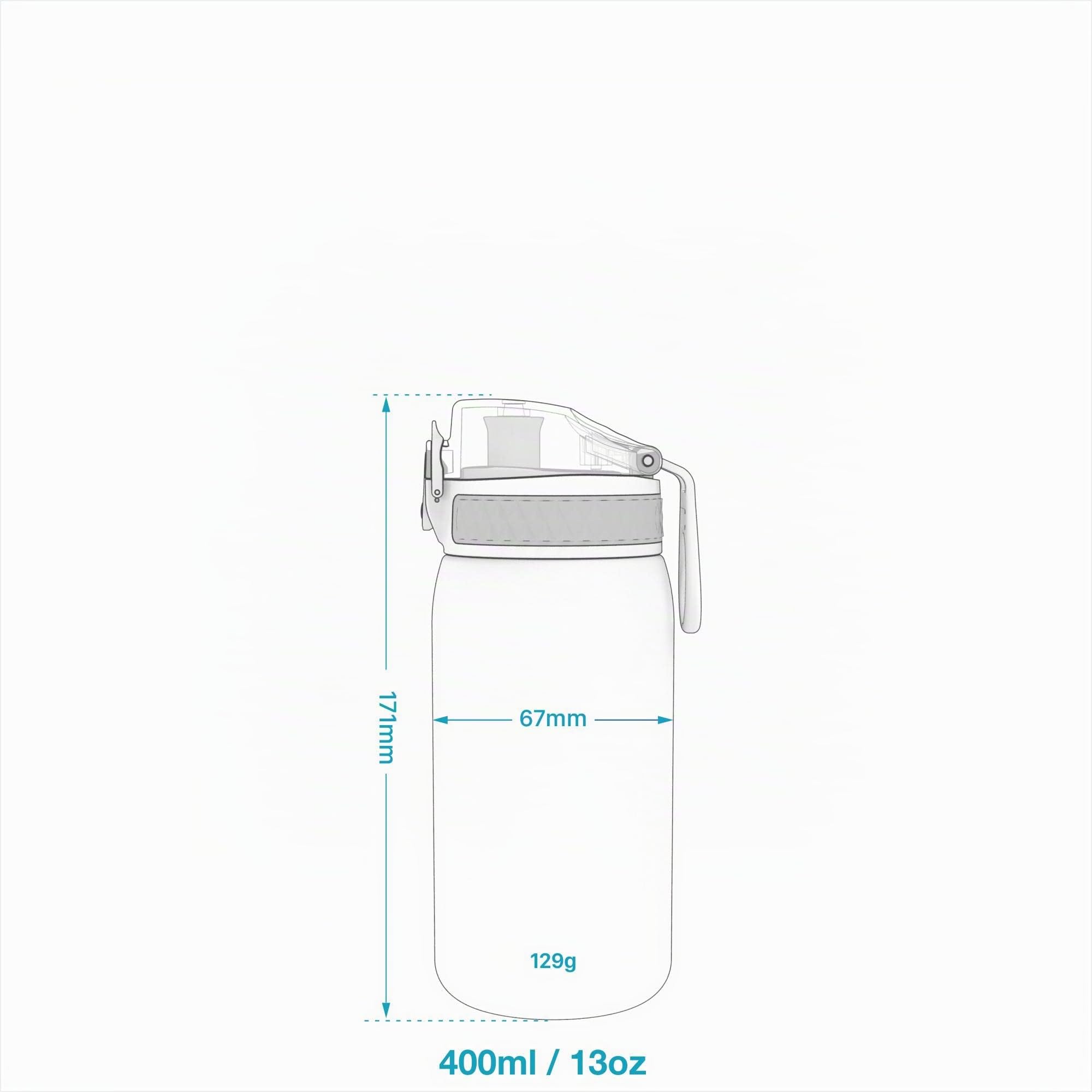 ion8 Botellas de Agua, a Prueba de Fugas, Fácil de Abrir, Cierre Seguro, Apta para Lavavajillas, Libre de BPA, Tapa Higiénica Abatible, Asa de Transporte, Fácil Limpieza
