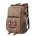 Koolertron Classic Canvas Vintage Fashion Unisex Rucksack Laptop(14") Backpack Handbag For School Camping Travel Fits Acer Aspire/MacBook/Chromebook/Surface Pro/iPad/Google/Samsung Galaxy