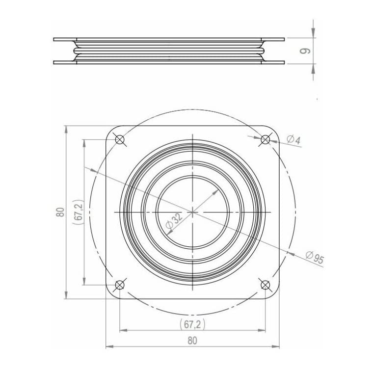 cyclingcolors piastra girevole 360° su sfere piattaforma base rotante per mobile TV Schermo acciaio