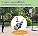 Ryanang Portable Basketball Return Attachment for Efficient Shooting Practice Easy Setup Ball Catcher Rebounder System for Indoor Outdoor Training