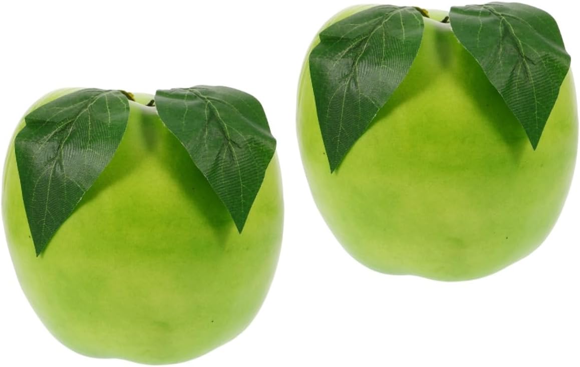 ULTECHNOVO 2pcs Realistic Fruit Ornaments Artificial Fruits for Home Decor Display
