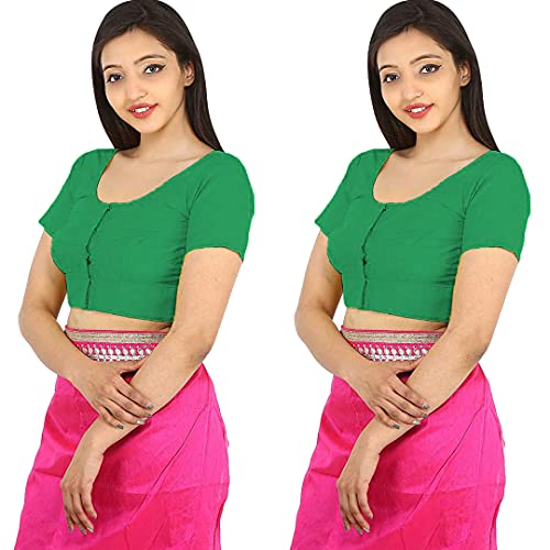 Image of Namita Women's Rubia Cotton Solid Half Sleeve Blouse