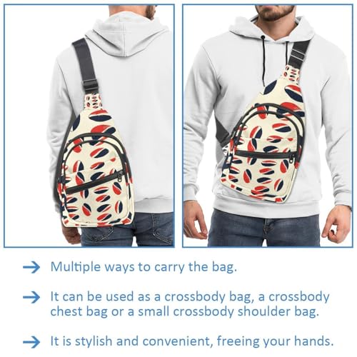 Mochila cruzada ajustable de rugby que libera tus manos al correr 3