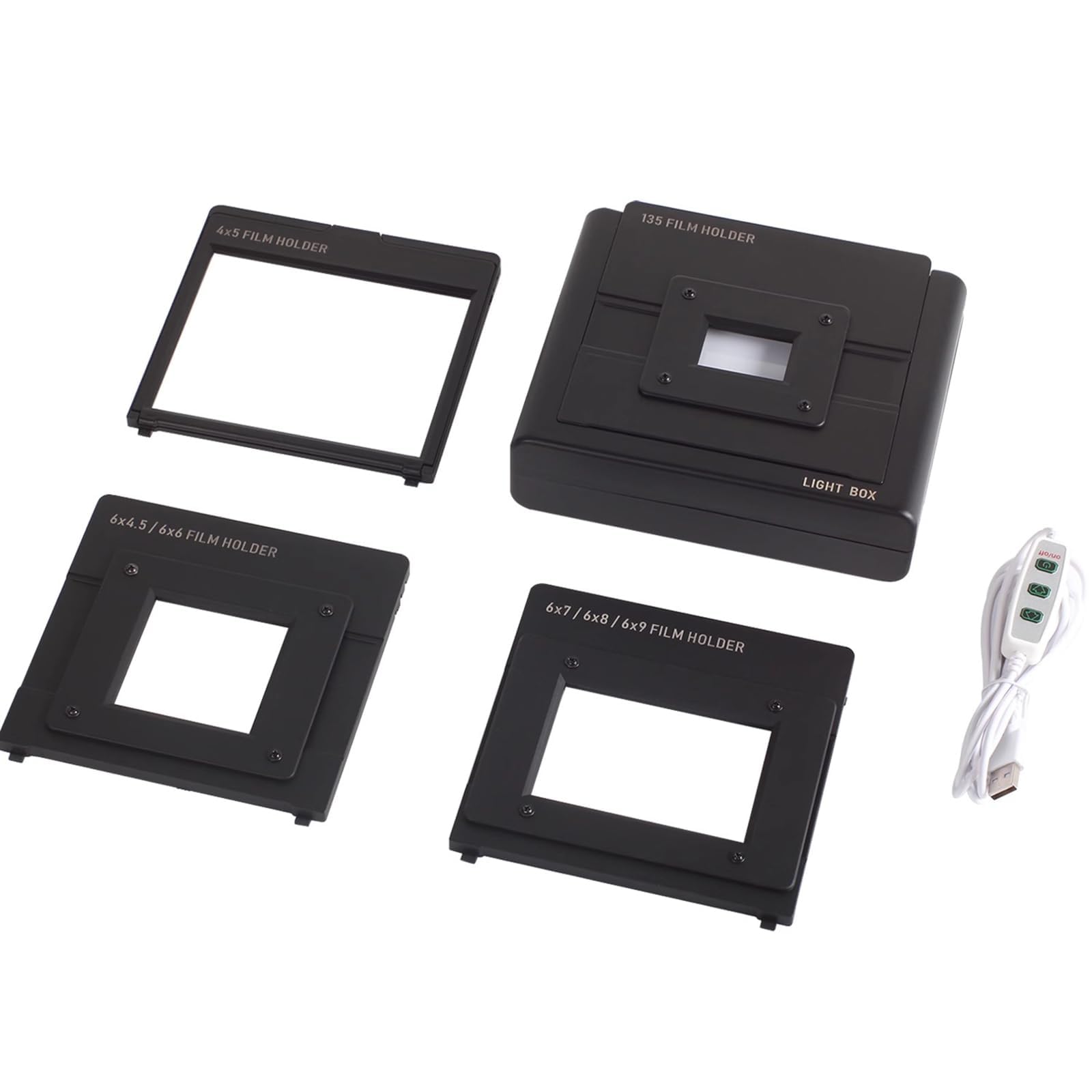 Scanner Mobile per pellicole, Copia di Diapositive e Negativi, con Supporto per pellicole 135, 120, 4x5, visualizzazione con Illuminazione a LED, conversione di pellicole in Foto digitali