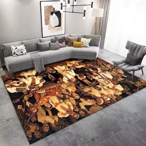 Tapis de jeux bebe 180X250Cm antidérapant et minimaliste pour salon - 2