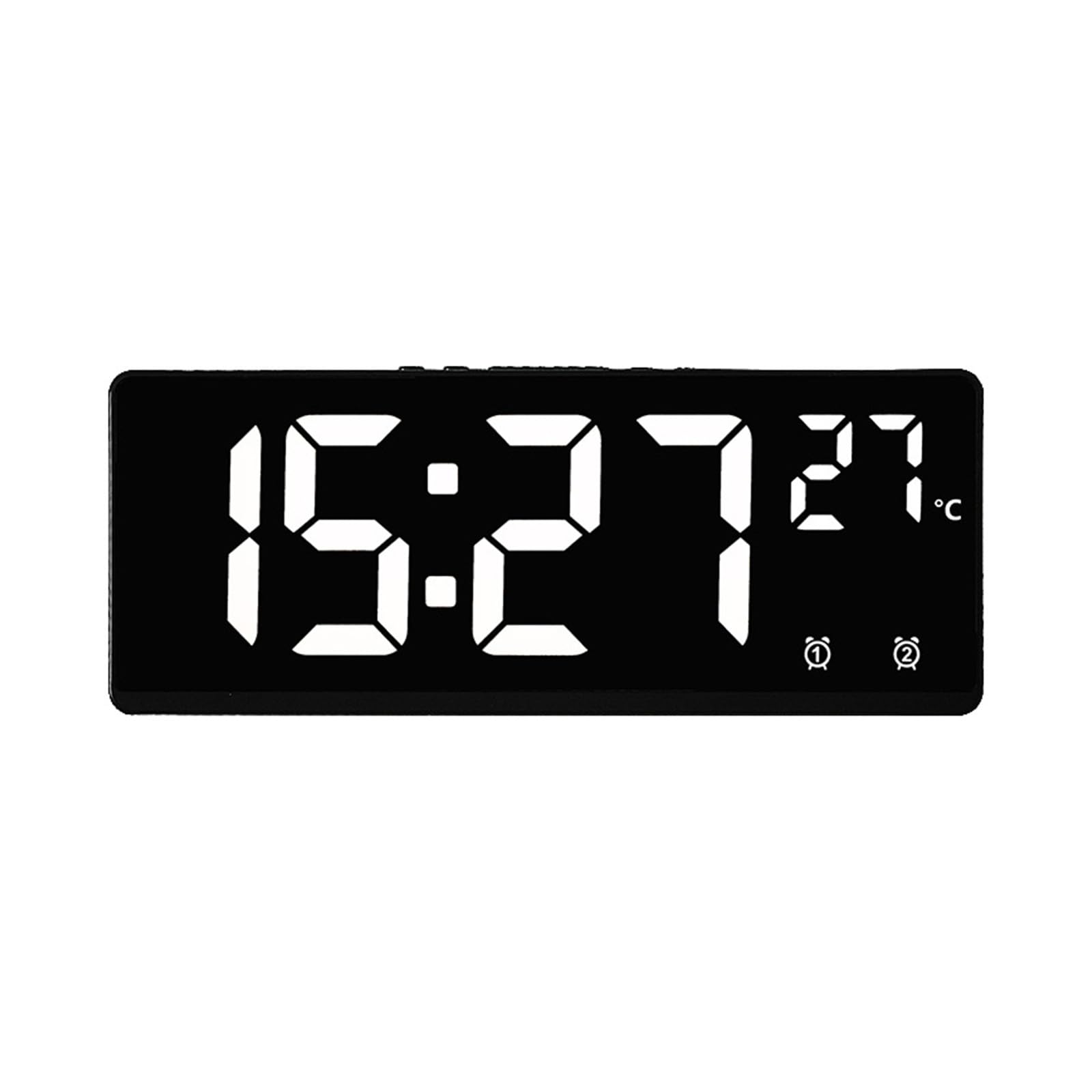 Yhplxyuus Modern Multifunctional Digital Clock with Alarm and Calendar for Bedroom Study or Use Alarm Clock