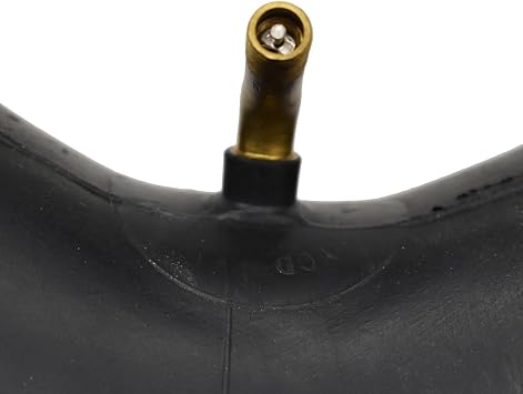 4.00/3.50-6 Inner Tube with TR87 Bent Valve Stem (1 Pack), work for 4.10/3.50-6 13x4.00-6 13x5.00-6 145/70-6 tire onto Hand Trucks, Utility Cart, Lawn Mowers, Wheelbarrows, and more