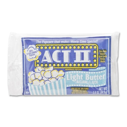 Act Ii Microwave The Classic Light Butter Popcorn, 2.75 Ounce -- 36 Per Case. #TOP21