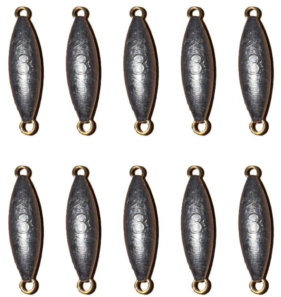 1 3 8 weight fishing lure Torpedo Sinkers 3oz CYNLON Fishing Bass Fish resistant finish 9 Segment Model:FSG 711C ML (8-14)