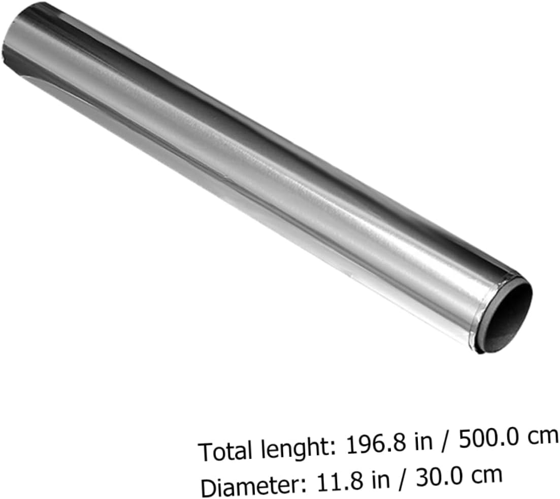 KOMBIUDA Tinfoil Roll for Baking Bbq 4 Rolls of Foil Aluminum 30cm x 5m Heat Resistant Wraps