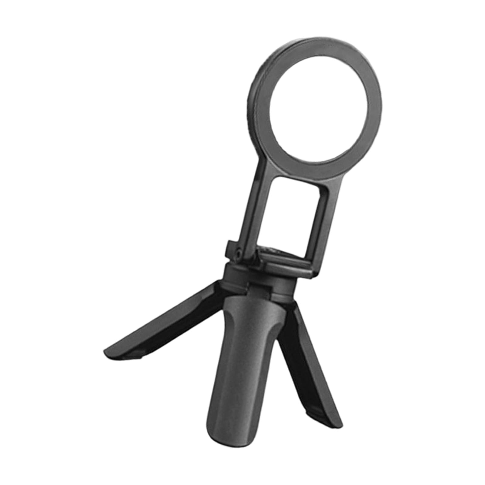 Soporte plegable para teléfonos para configuraciones sencillas con adaptador de zapata fría para fotógrafos que buscan flexibilidad, comodidad, soporte plegable para teléfono