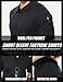 MAGCOMSEN Black Polo Shirts for Men Golf Shirts Pique Polo Shirts Short Sleeve Combat Shirt Tactical Shirt L