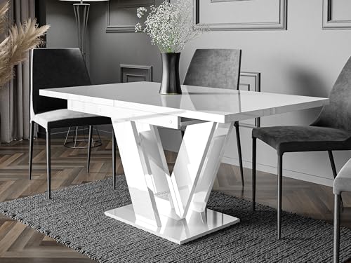 Table extensible Atraks blanche pour optimiser vos petits espaces - 5