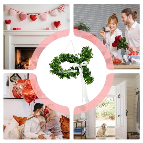 Couronne de buis pour mariage et décoration de maison rustique - 5