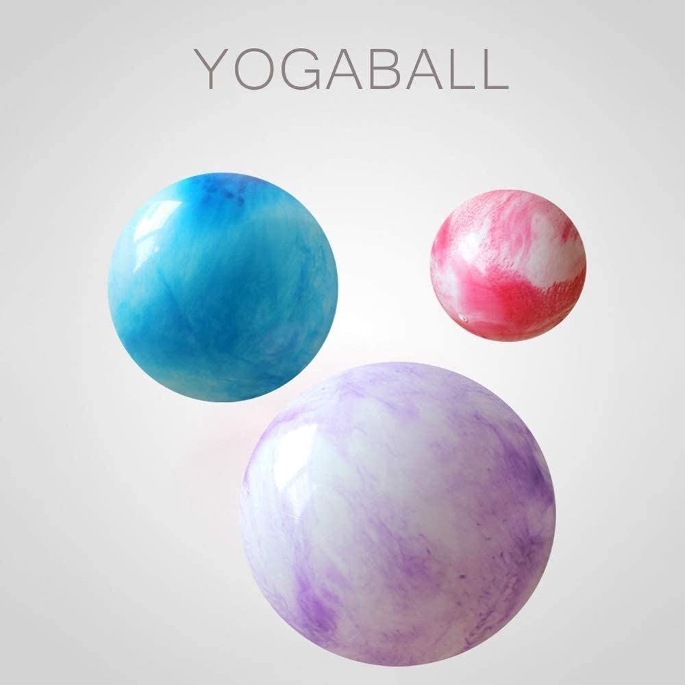 Pilates-Ball für Fitness, Balance-Training und Geburtshilfe mit Luftpumpe, Fitnessstudio & Heimbüro, 55 cm Stabilitäts-Yoga-Ball