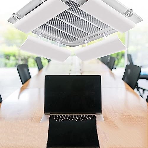Déflecteur de ventilation de climatisation réglable 53cm - Lot de 4