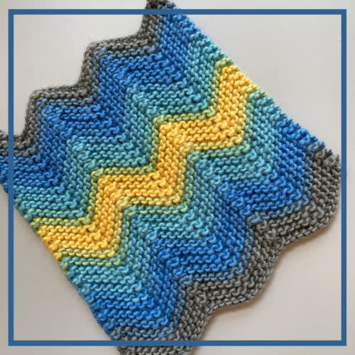 Image of Wool Wonders Yarn for Crocheting, 4-Pack (640Yds / 400G), Free Patterns - Wool Yarn for Knitting - Aran /Heavy #4 Medium Worsted Weight - Blue Skies