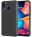 Dahkoiz for Samsung Galaxy A20/A30 Case with Tempered Glass Screen Protector, Dual Layer Drop Protection Cover Protective Phone Case for Samsung Galaxy A20/A30, Black