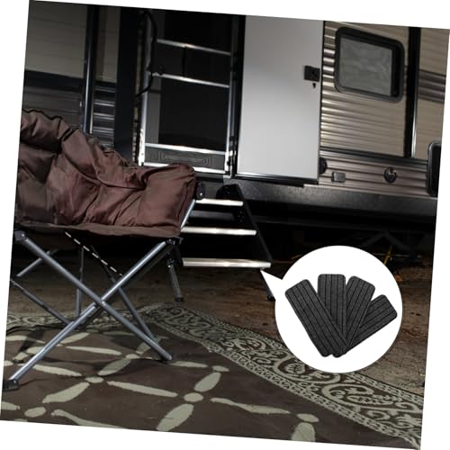 Alfombrillas para escalones de RV Amosfun en tus viajes: peldaños limpios y seguros, 4 piezas 6