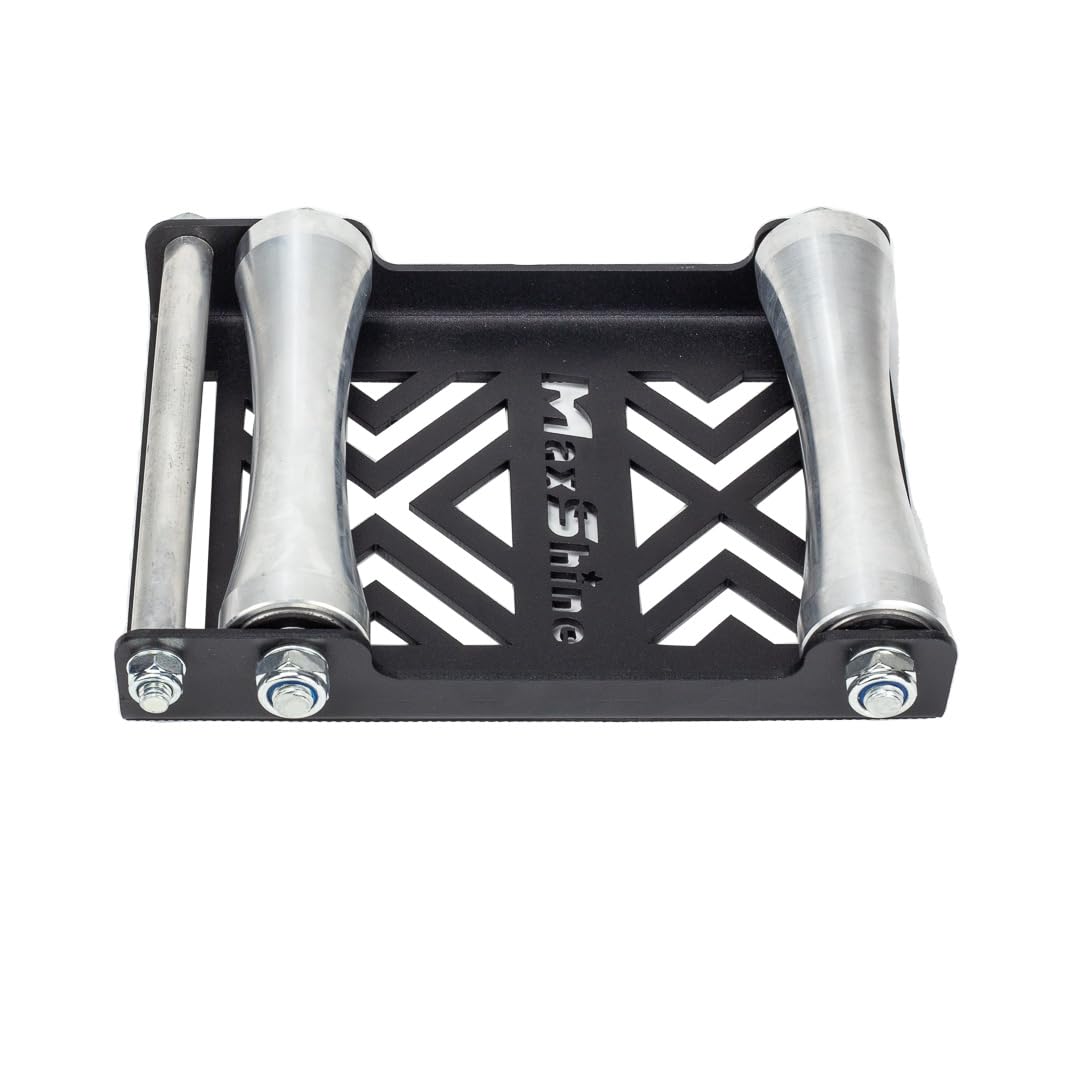 Maxshine Support Universel pour Roues de Moto – Outil de Nettoyage de chaîne Portable et d'entretien des pneus pour Motos – Support de Nettoyage de Roues Compact et Robuste avec Base antidérapante