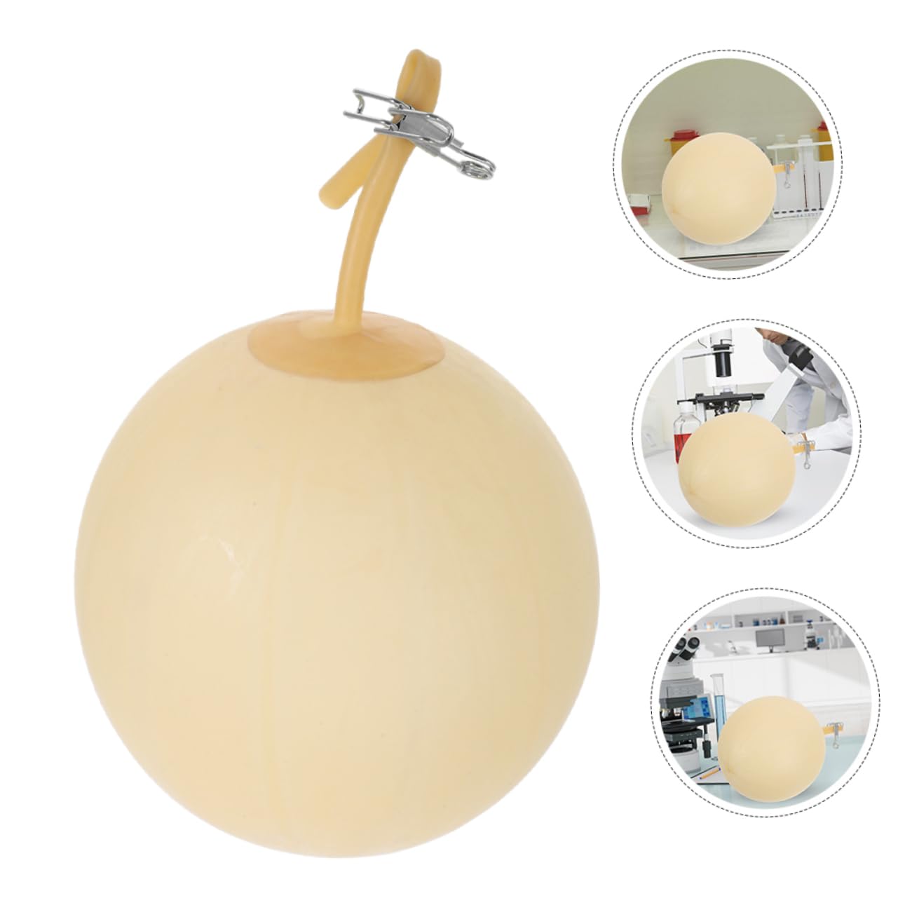MAGICLULU Lot De 4 Vessies Gonflables En Latex Pour Échantillonnage De Gaz, Collecteur De Prélèvement En Laboratoire, Outil Professionnel Polyvalent Pour Analyse Industrielle Et Environnementale
