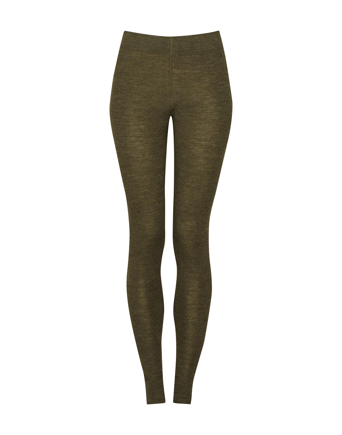 DILLING Grote maten - Leggings voor dames van 100% BIO-merinowol Zwart 50