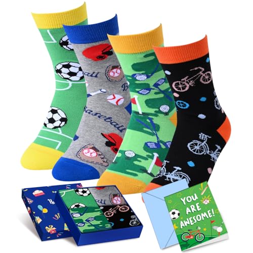 HAPPYPOP Boy Sports Socks Gift Set