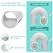 KLOLKUTTA Portable Air Conditioner Window Kit with Coupler, 5.9 Inch Adjustable Window Seal Plate for A/C Units, Sliding AC Vent Kit for Ducting