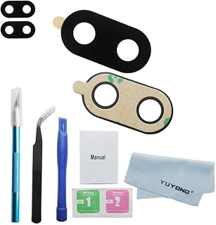 YUYOND 2pcs OEM Original Rear Camera Glass Lens Replacement for Google Pixel 6A with Adhesive Preinstalled with Installation Manual and Repair Tools Kit (for Pixel 6A 6.1")