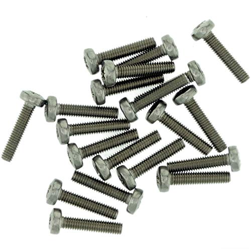 M3.5 (3.5mm x 30mm) Pozi Pan Machine Screw (Bolt) - Stainless Steel (A2) (Pack of 20)