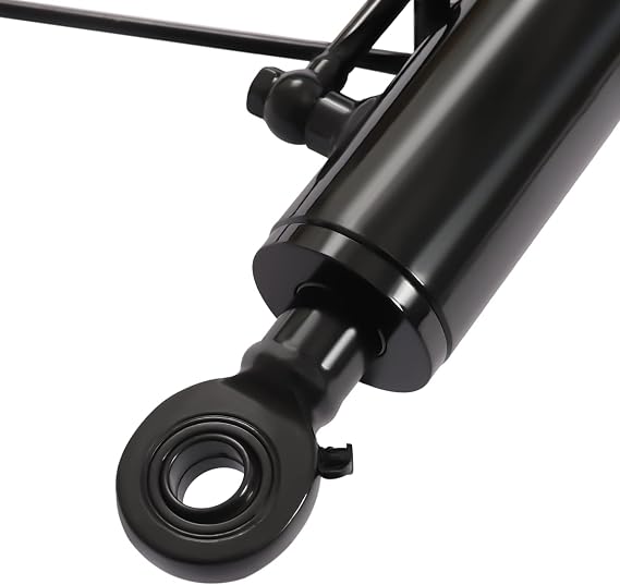 Top Link for Hydraulic Cylinder, Hydraulic Tractor Top Link Category 1/2 with Locking Block, Includes 2 Hoses & Wrench for Tractors, Excavators, Implements (Cat. 1-1 16 1/8-22 7/16)