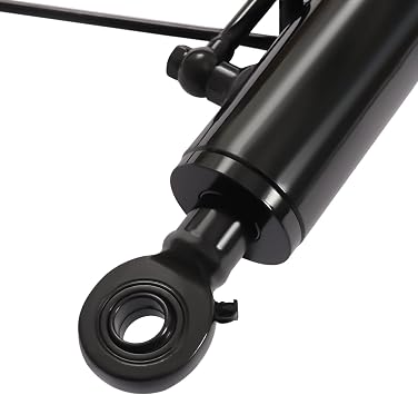 Top Link for Hydraulic Cylinder, Hydraulic Tractor Top Link Category 1/2 with Locking Block, Includes 2 Hoses & Wrench for Tractors, Excavators, Implements (Cat. 1-1 16 1/8-22 7/16)
