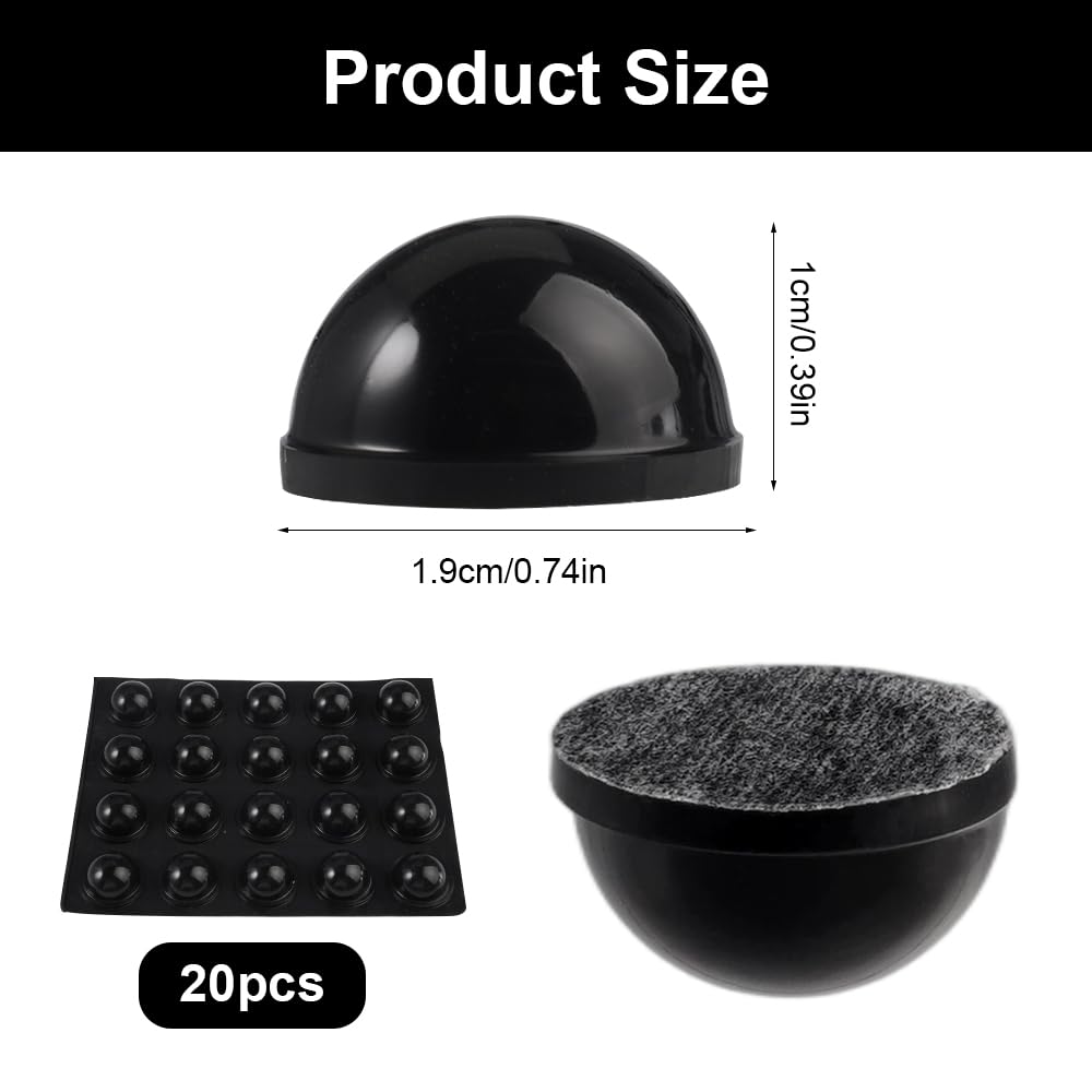 Silikonowe nóżki głośników, 20 sztuk, 19 x 10 mm, samoprzylepne nóżki izolacyjne, półkule, podkładki izolacyjne, antypoślizgowe gumowe nóżki, do urządzeń gospodarstwa domowego, małych kolców głośników