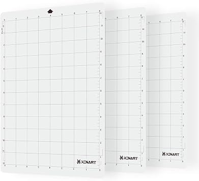Cutting Mat for Silhouette Portrait(3 Mats, 8x12 inch) Standard Adhesive Sticky Cricket Accessories Craft Vinyl Replacement Cut Mats for Silhouette Cameo