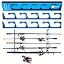 Blue 1pack(store 5 fishing rods or combos)