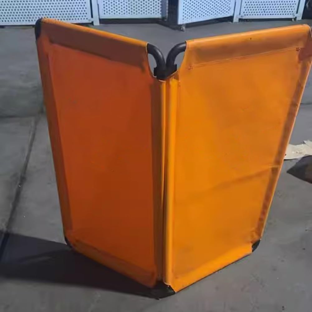 2 Panel Welding Screen with Frame, Flame-Resistant PVC Welding Curtain, Fire prevention Welding Screen Panel for Welding Safety