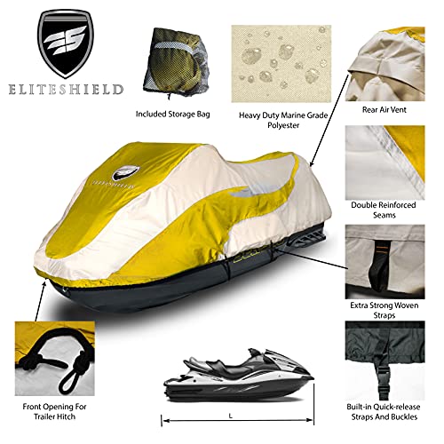 image for EliteShield Heavy Duty Waterproof Trailerable PWC Watercraft Jet Ski C