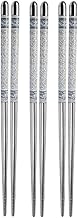 Reusable Metal Stainless Steel Chopsticks (Pack of 3)