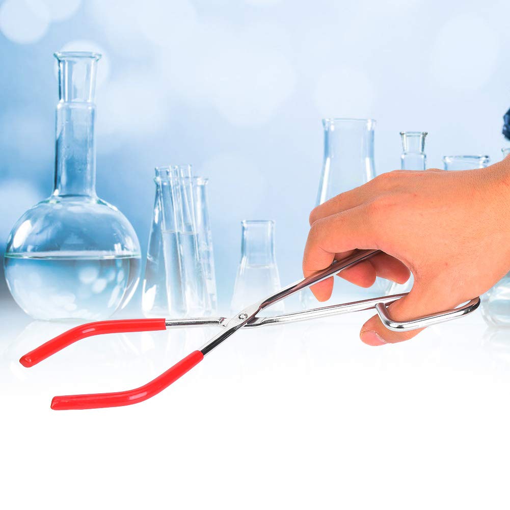 Pinza crogiolo Pinza crogiolo Pinza a morsetto Pinza a prova di corrosione Strumento didattico Pinza laboratorio ad alta pressione Pinza a clip per impianti chimici ufficio